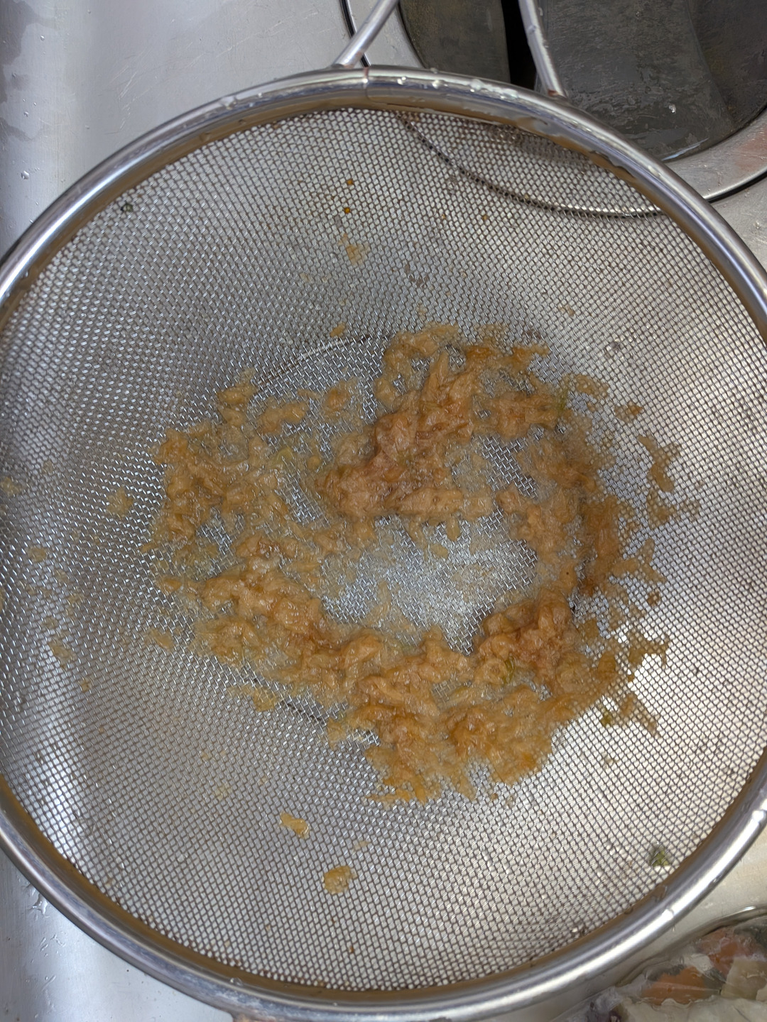 Coffee chaff from bean preparation